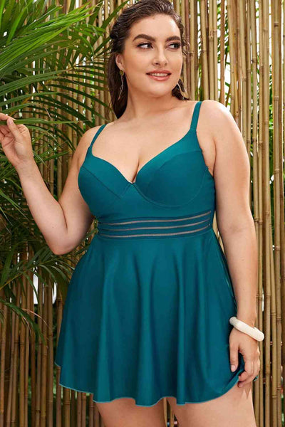 Plus Size Two-Piece Swimsuit - Sufyaa