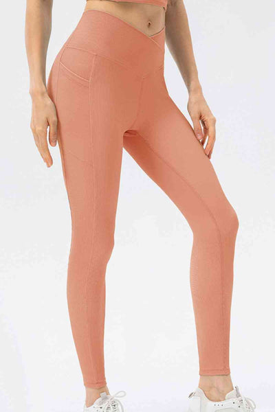 V Shape Waistband Slim Fit Long Sports Pants - Sufyaa