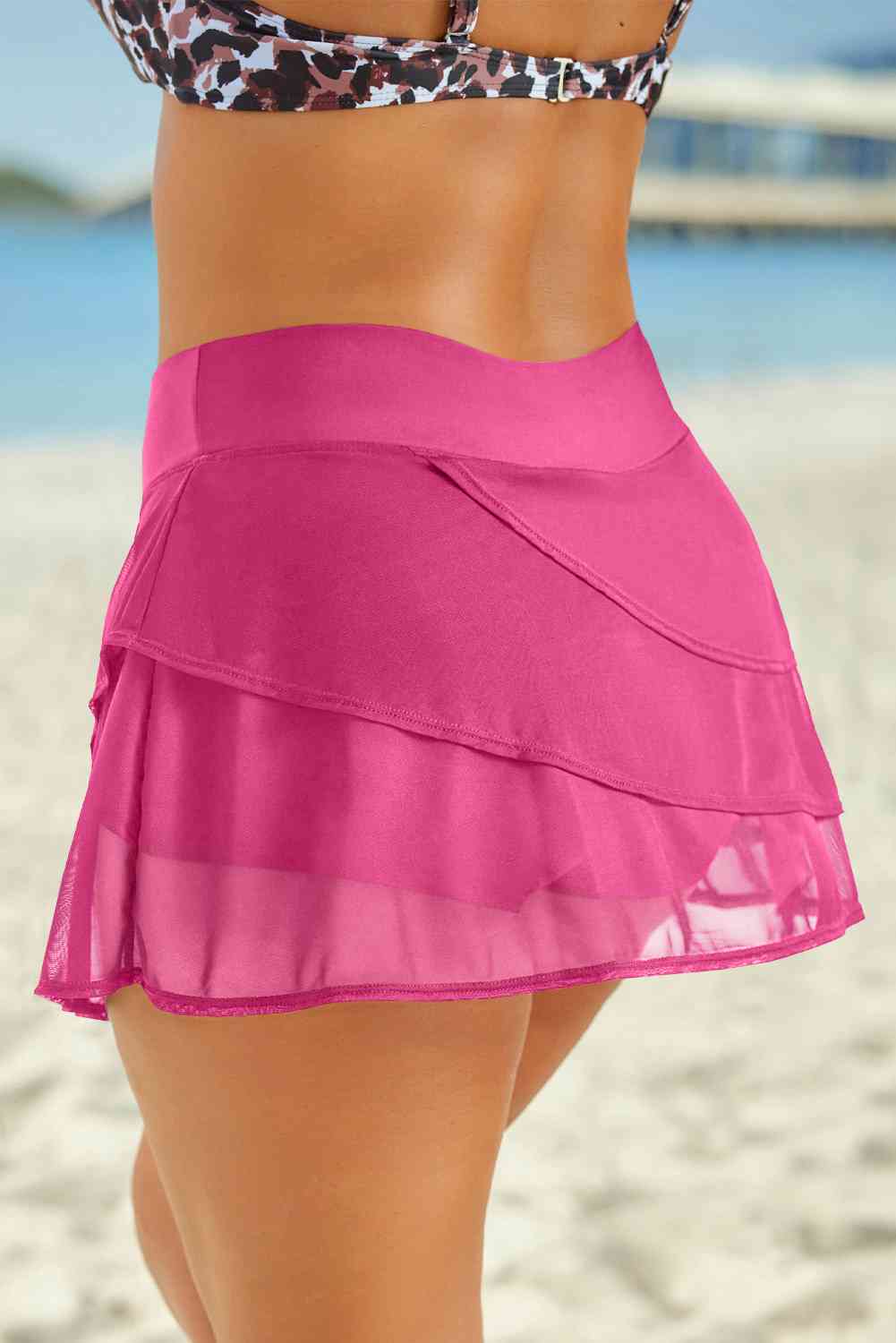 Full Size Layered Swim Skirt - Sufyaa