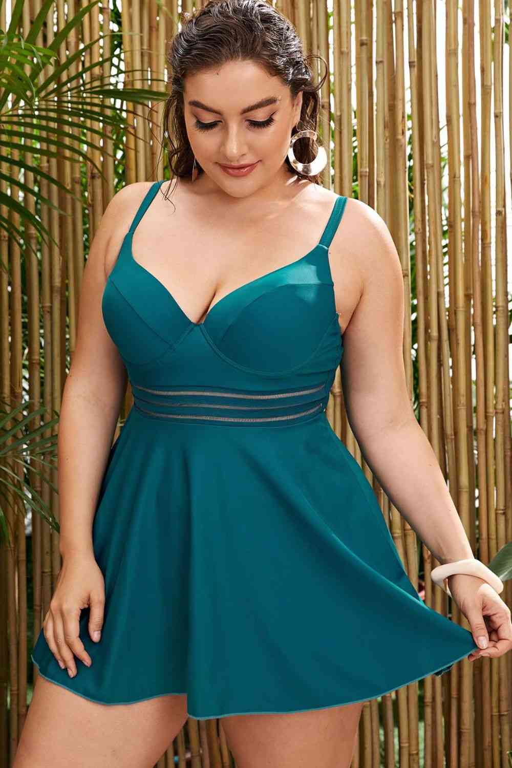 Plus Size Two-Piece Swimsuit - Sufyaa