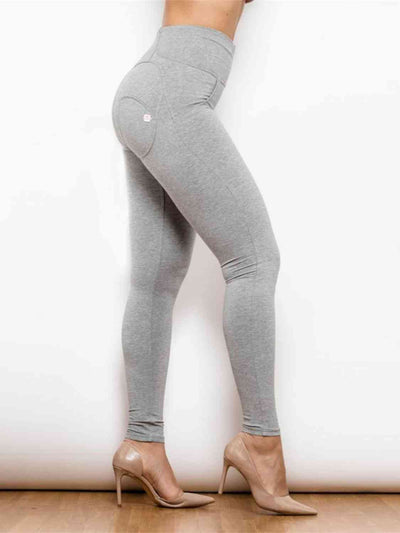 Full Size Zip Detail High Waist Leggings - Sufyaa