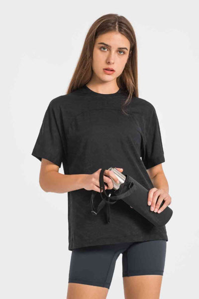 Breathable and Lightweight Short Sleeve Sports Top - Sufyaa