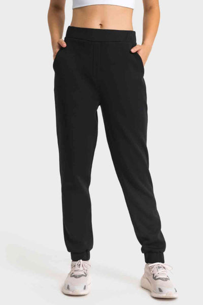 Pull-On Joggers with Side Pockets - Sufyaa